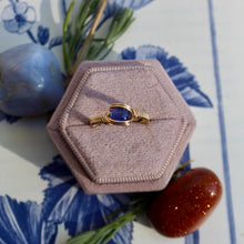 Load image into Gallery viewer, Tanzanite Gold Ring ~ Size 6
