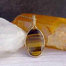 Load image into Gallery viewer, Tiger Eye ~grounded~ Necklace