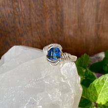 Load image into Gallery viewer, Blue Kyanite Ring ~ Size 8