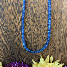 Load image into Gallery viewer, Burma Sapphire (AA Grade) Beaded Necklace
