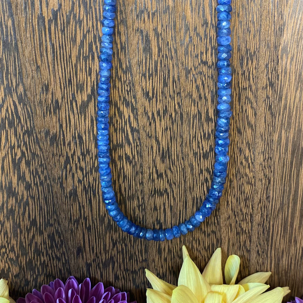 Burma Sapphire (AA Grade) Beaded Necklace