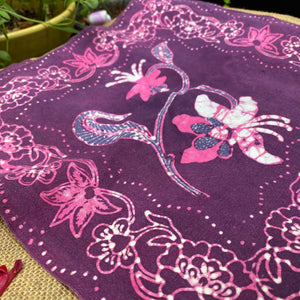 Purple Altar Cloth ~ Flower Child