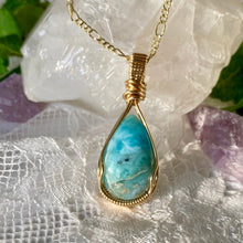 Load image into Gallery viewer, Larimar Necklace
