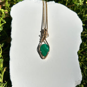 Malachite ~new doors~ Necklace