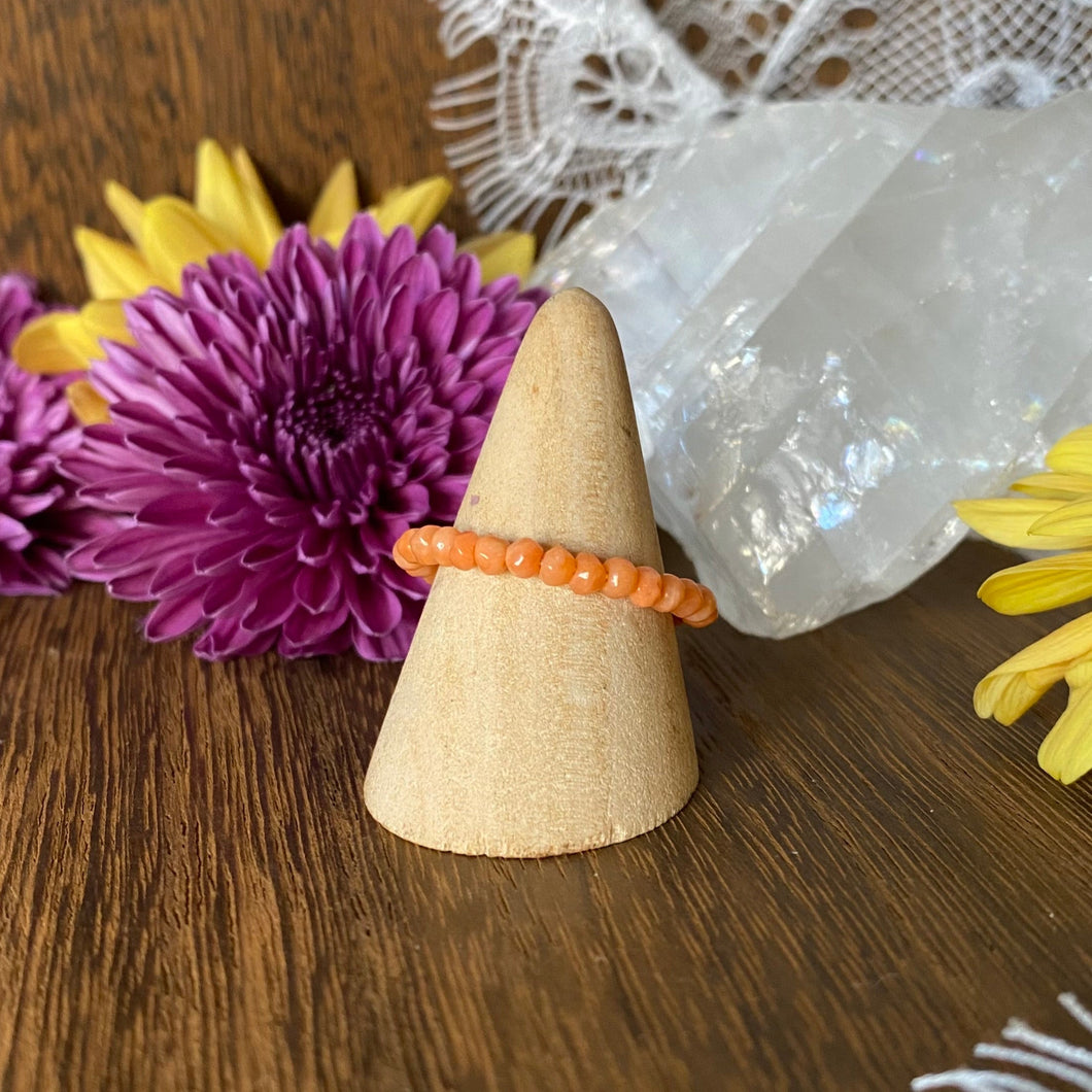 Beaded Crystal Rings