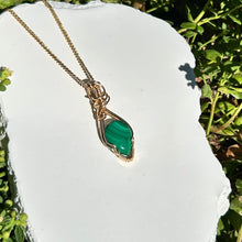 Load image into Gallery viewer, Malachite ~new doors~ Necklace

