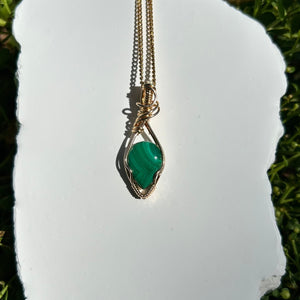 Malachite ~new doors~ Necklace
