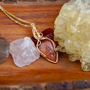 Sunstone Necklace