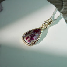 Load image into Gallery viewer, Ruby Zoisite ~soft heart~ Necklace

