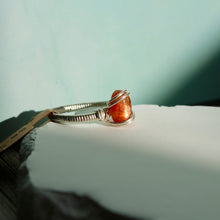 Load image into Gallery viewer, Sunstone Ring ~ size 8
