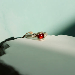 Red Garnet Ring ~ size 5.5