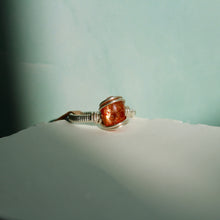 Load image into Gallery viewer, Sunstone Ring ~ size 8
