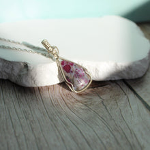 Load image into Gallery viewer, Ruby Zoisite ~soft heart~ Necklace
