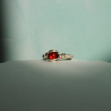Load image into Gallery viewer, Red Garnet Ring ~ size 5.5
