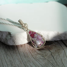 Load image into Gallery viewer, Ruby Zoisite ~soft heart~ Necklace
