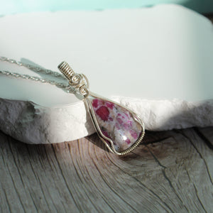 Ruby Zoisite ~soft heart~ Necklace