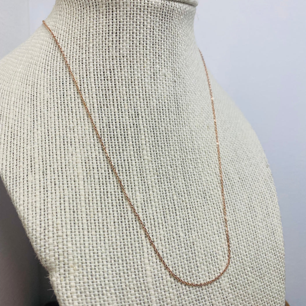 16kt Rose Gold Chain